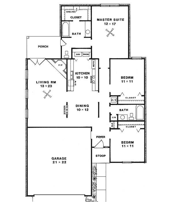 Main Floor Plan: 14-117