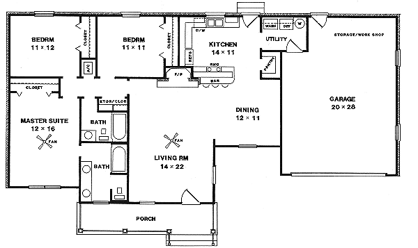 Main Floor Plan: 14-118