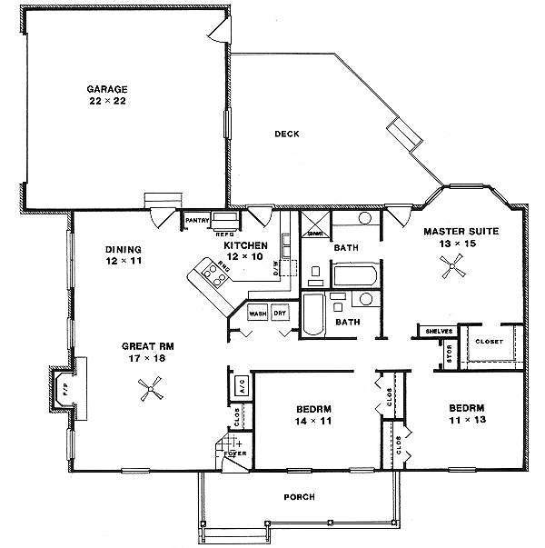 Main Floor Plan: 14-119