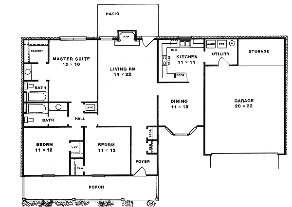 Main Floor Plan: 14-120