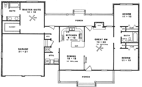 Main Floor Plan: 14-122