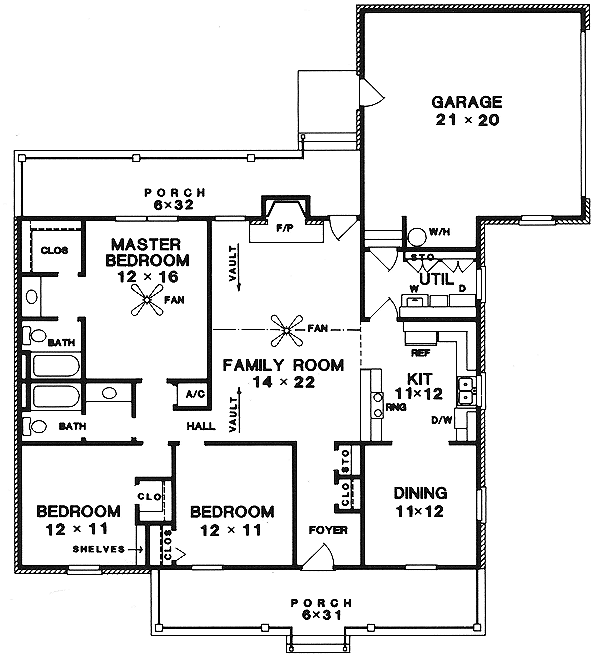 Main Floor Plan: 14-123