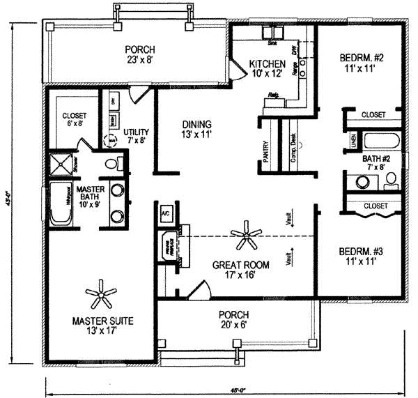 Main Floor Plan: 14-126