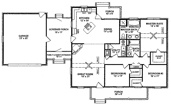 Main Floor Plan: 14-130