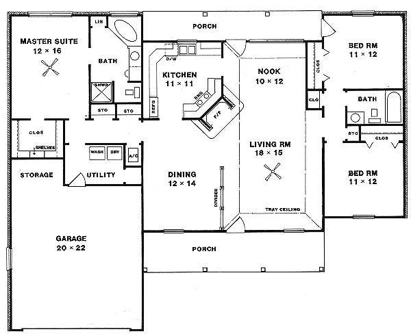 Main Floor Plan: 14-132