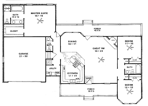 Main Floor Plan: 14-134