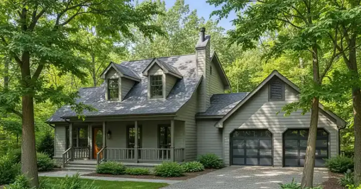 Country house plans 14-135 - front exterior, 1,650 sq ft, 3 bed, 2 bath house plans | Monster House Plans