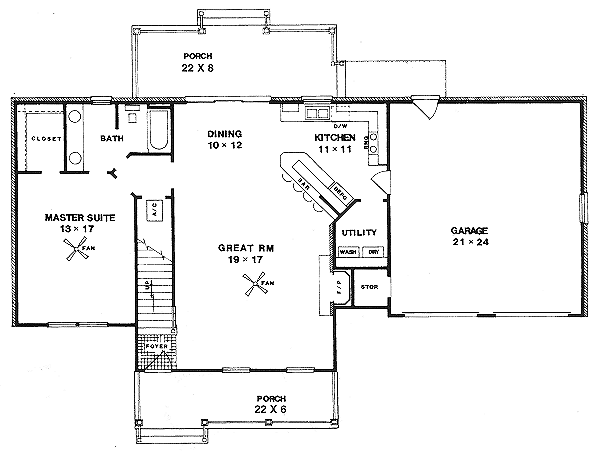Main Floor Plan: 14-135