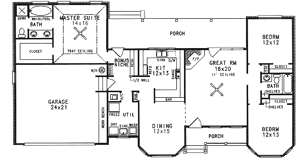Main Floor Plan: 14-136