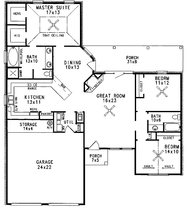 Main Floor Plan: 14-140
