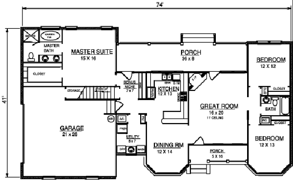 Main Floor Plan: 14-141