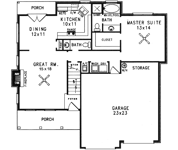 Main Floor Plan: 14-142