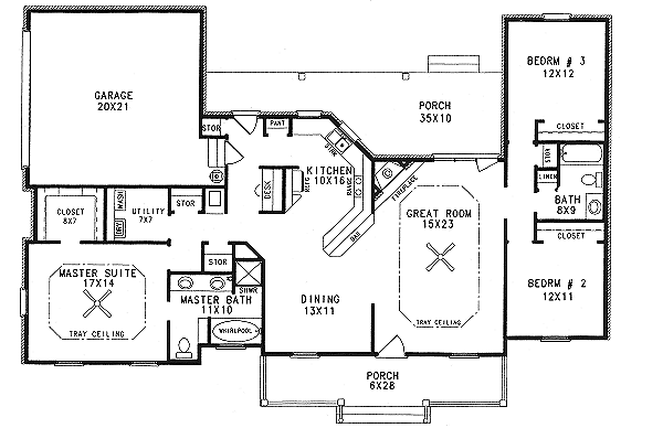 Main Floor Plan: 14-144