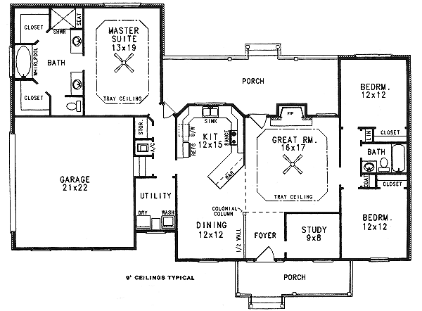 Main Floor Plan: 14-145