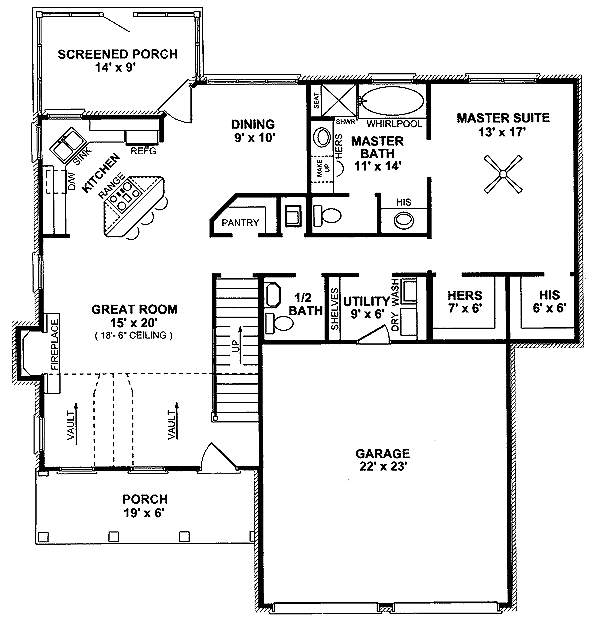 Main Floor Plan: 14-146