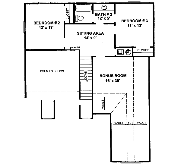 Upper/Second Floor Plan: 14-146