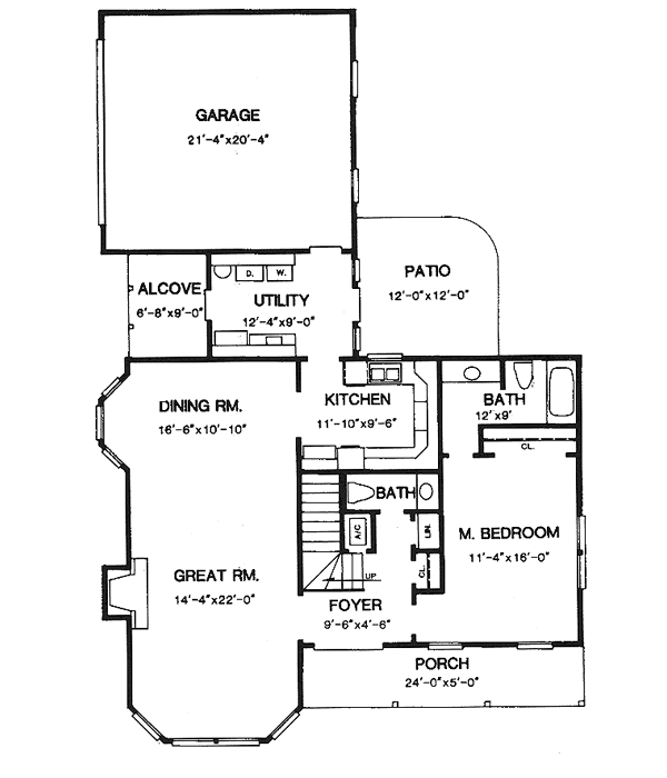 Main Floor Plan: 14-148
