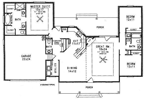 Main Floor Plan: 14-150