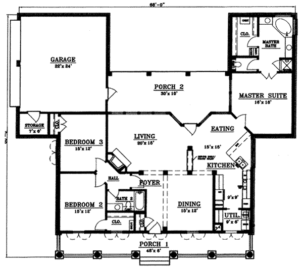 Main Floor Plan: 14-151
