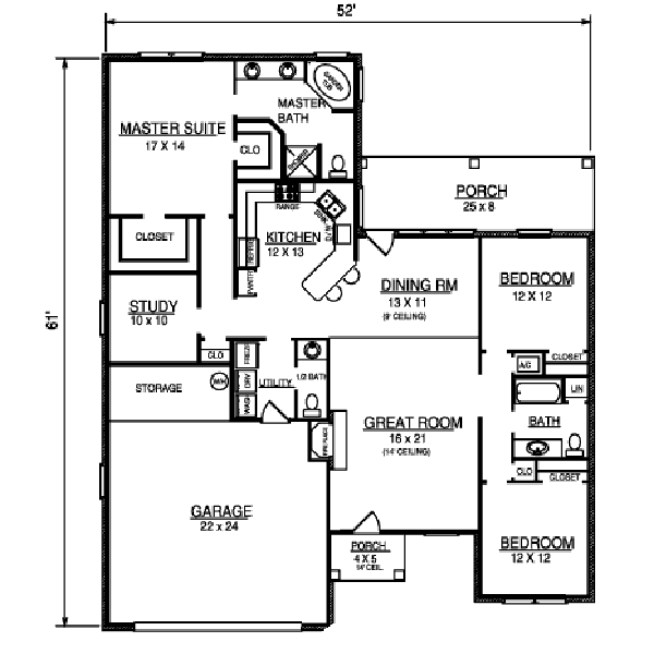 Main Floor Plan: 14-152