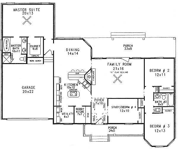 Main Floor Plan: 14-153