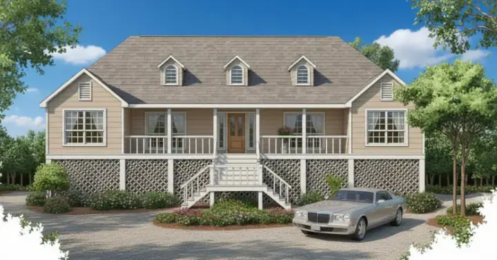 Southern house plans 14-154 - front exterior, 1,919 sq ft, 3 bed, 2 bath house plans | Monster House Plans