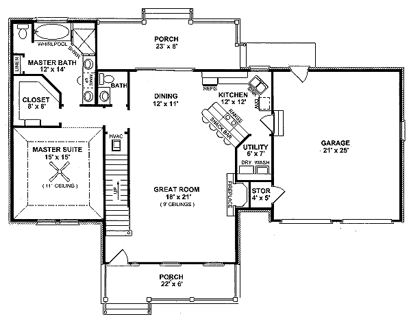 Main Floor Plan: 14-155