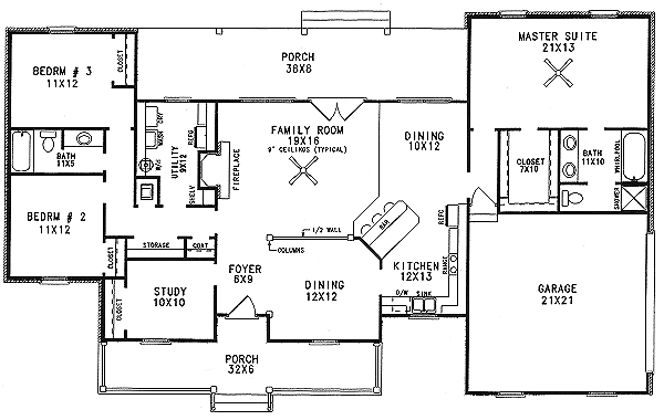 Main Floor Plan: 14-156