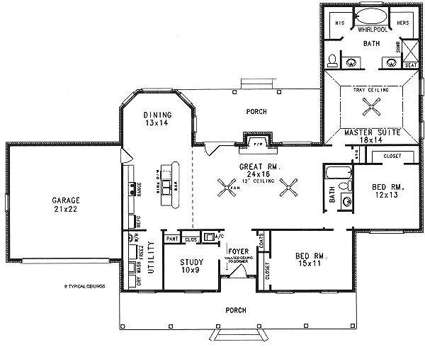 Main Floor Plan: 14-157
