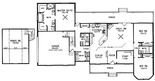Main Floor Plan: 14-162