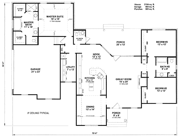 Main Floor Plan: 14-163