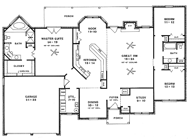 Main Floor Plan: 14-165