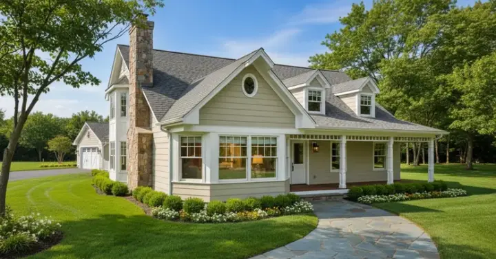 Country house plans 14-166 - front exterior, 2,170 sq ft, 3 bed, 2 bath house plans | Monster House Plans