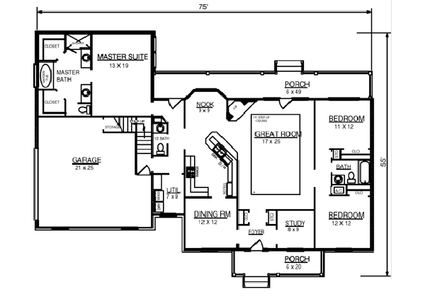 Main Floor Plan: 14-167