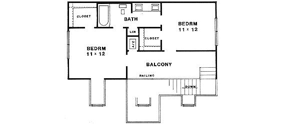 Upper/Second Floor Plan: 14-169