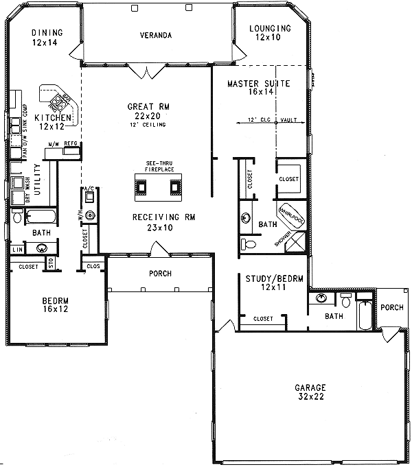 Main Floor Plan: 14-170