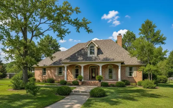 Southern house plans 14-171 - front exterior, 2,296 sq ft, 3 bed, 2 bath house plans | Monster House Plans