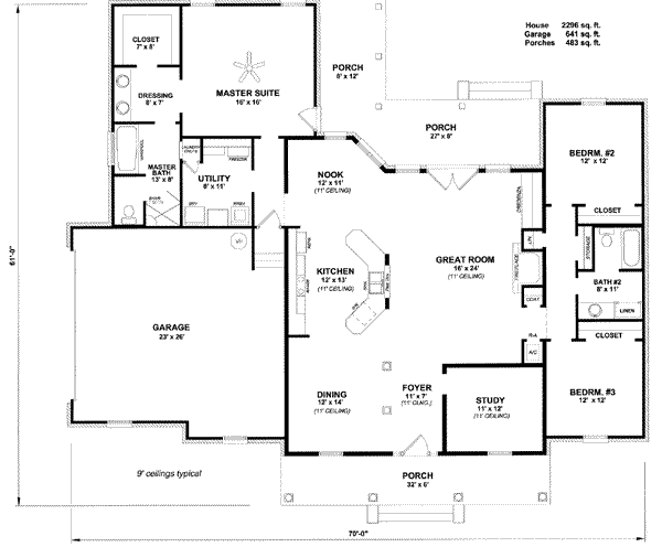 Main Floor Plan: 14-171