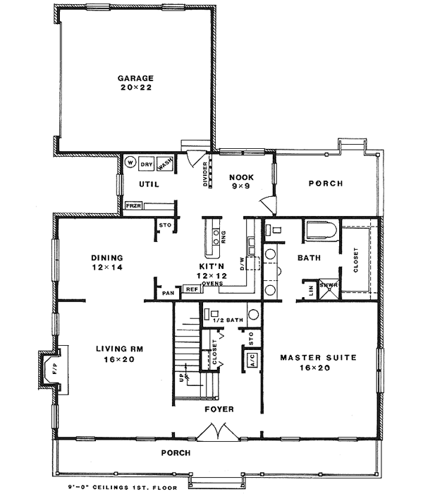 Main Floor Plan: 14-172