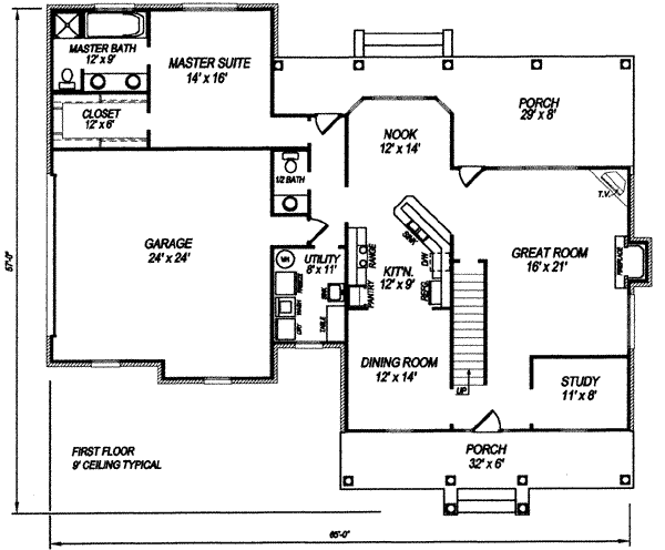 Main Floor Plan: 14-174