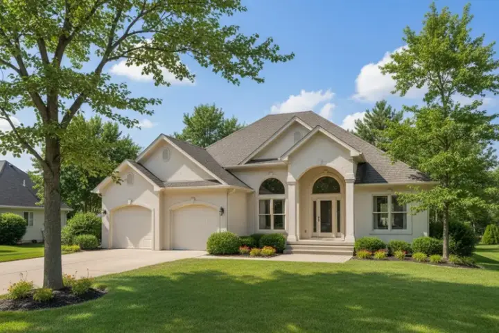 Mediterranean house plans 14-175 - front exterior, 2,436 sq ft, 3 bed, 2 bath house plans | Monster House Plans