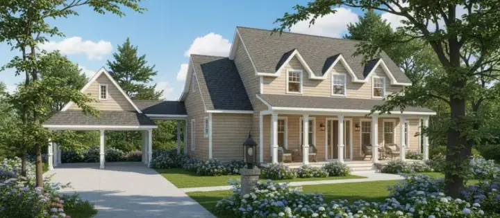 Southern house plans 14-178 - front exterior, 2,486 sq ft, 3 bed, 2 bath house plans | Monster House Plans