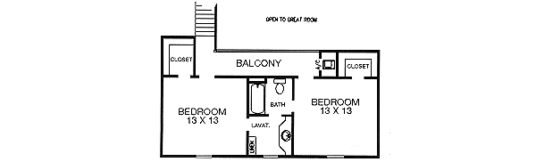 Upper/Second Floor Plan: 14-178