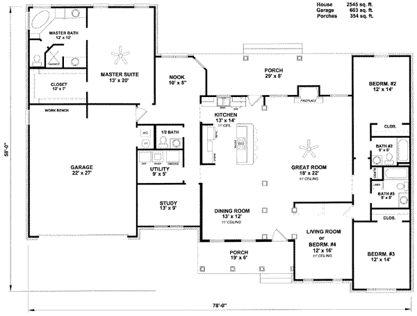Main Floor Plan: 14-180