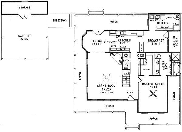Main Floor Plan: 14-182