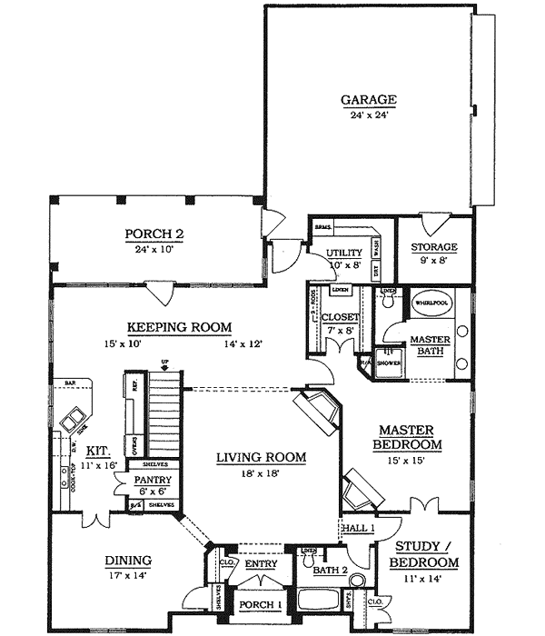 Main Floor Plan: 14-183