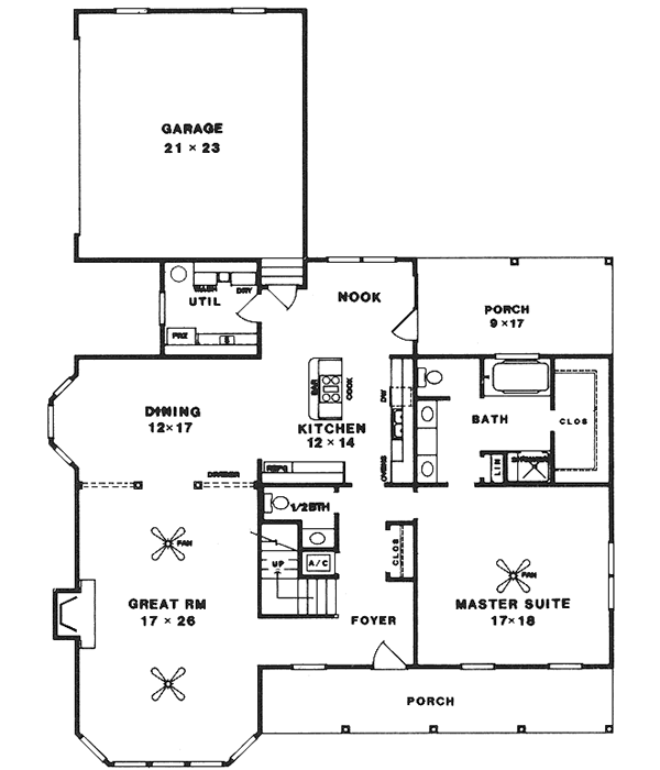 Main Floor Plan: 14-184