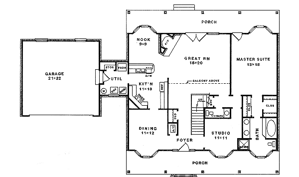 Main Floor Plan: 14-185