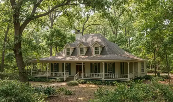 Farmhouse house plans 14-186 - front exterior, 2,817 sq ft, 4 bed, 2 bath house plans | Monster House Plans