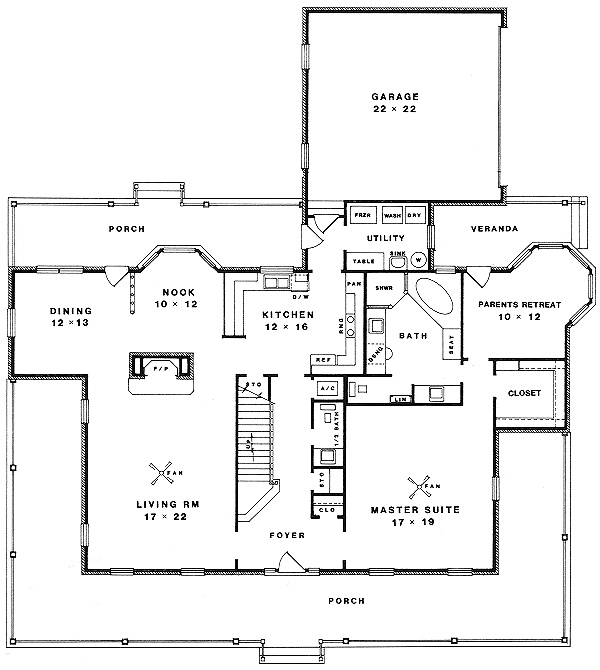 Main Floor Plan: 14-186